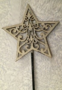 Star on top of magic wand